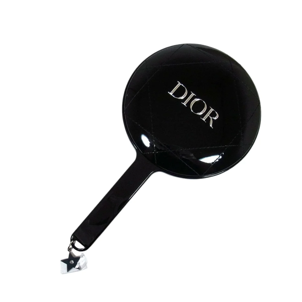 Rare Dior Parfums Cannage Handheld Mirror! Full Inclusion - Picture 2 of 10